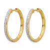 Diamond Hinged Hoop Earrings