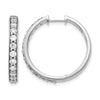 Diamond Hinged Hoop Earrings