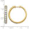 Diamond Hinged Hoop Earrings