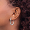 Diamond Hinged Hoop Earrings
