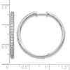 Diamond Hinged Hoop Earrings