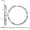 Diamond Hinged Hoop Earrings