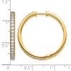 Diamond Hinged Hoop Earrings