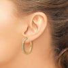 Diamond Hinged Hoop Earrings