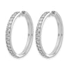 Diamond Hinged Hoop Earrings