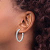 Diamond Hinged Hoop Earrings