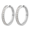 Diamond Hinged Hoop Earrings