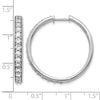 Diamond Hinged Hoop Earrings