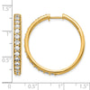 Diamond Hinged Hoop Earrings