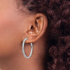 Gold Diamond Hinged Hoop Earrings