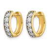 Diamond Hinged Hoop Earrings