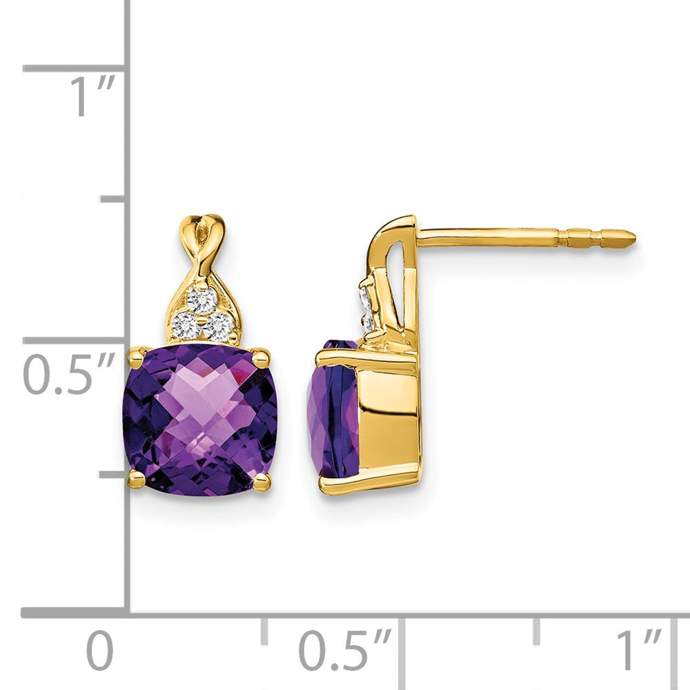 Gemstone and Diamond Earrings