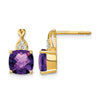 Gemstone and Diamond Earrings