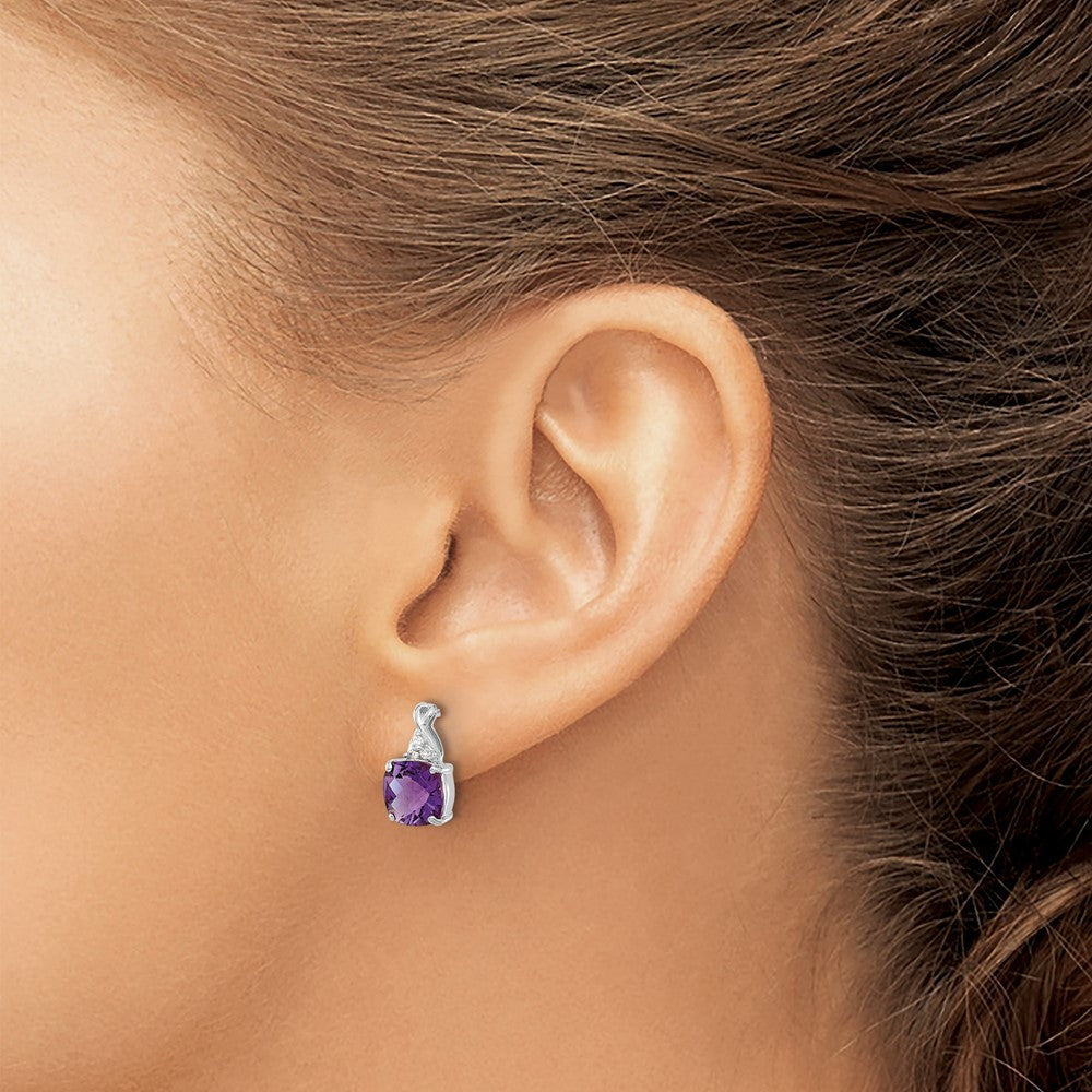 Gemstone and Diamond Earrings