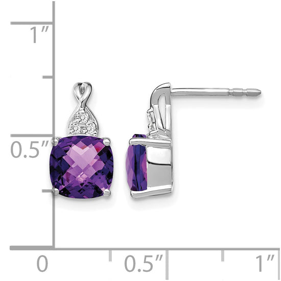 Gemstone and Diamond Earrings