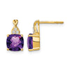 Gemstone and Diamond Earrings