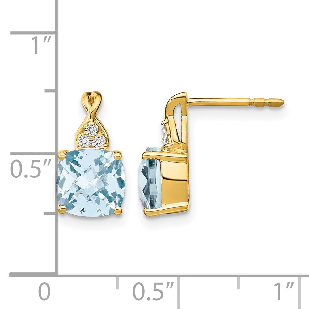 Gemstone and Diamond Earrings