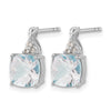 Gemstone and Diamond Earrings