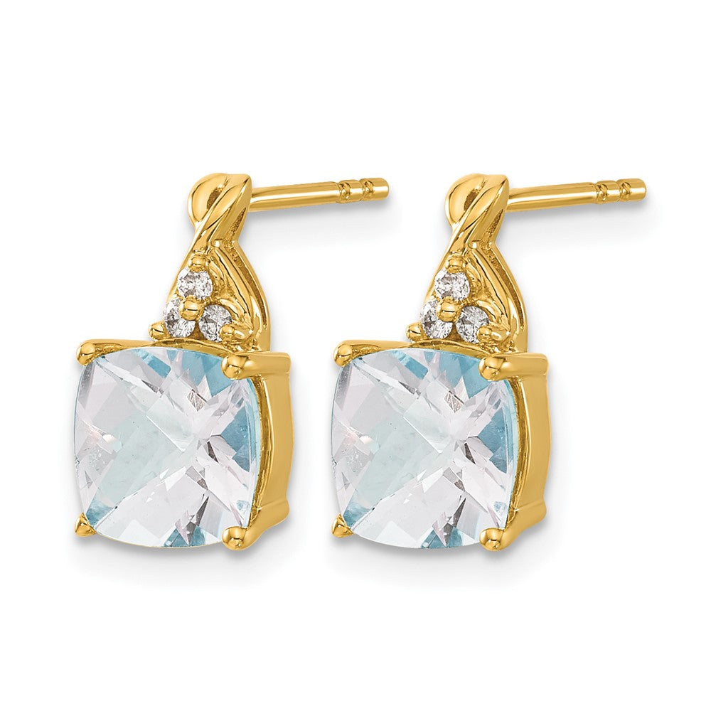 Gemstone and Diamond Earrings