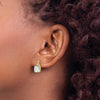 Gemstone and Diamond Earrings