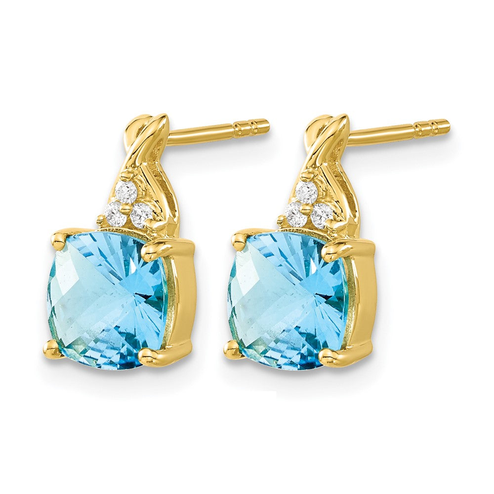 Gemstone and Diamond Earrings