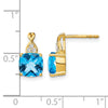 Gemstone and Diamond Earrings