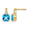 Gemstone and Diamond Earrings