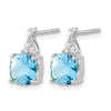 Gemstone and Diamond Earrings