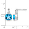 Gemstone and Diamond Earrings