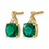 Gemstone and Diamond Earrings