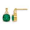 Gemstone and Diamond Earrings