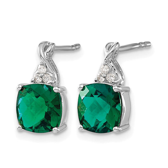 Gemstone and Diamond Earrings