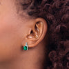 Gemstone and Diamond Earrings