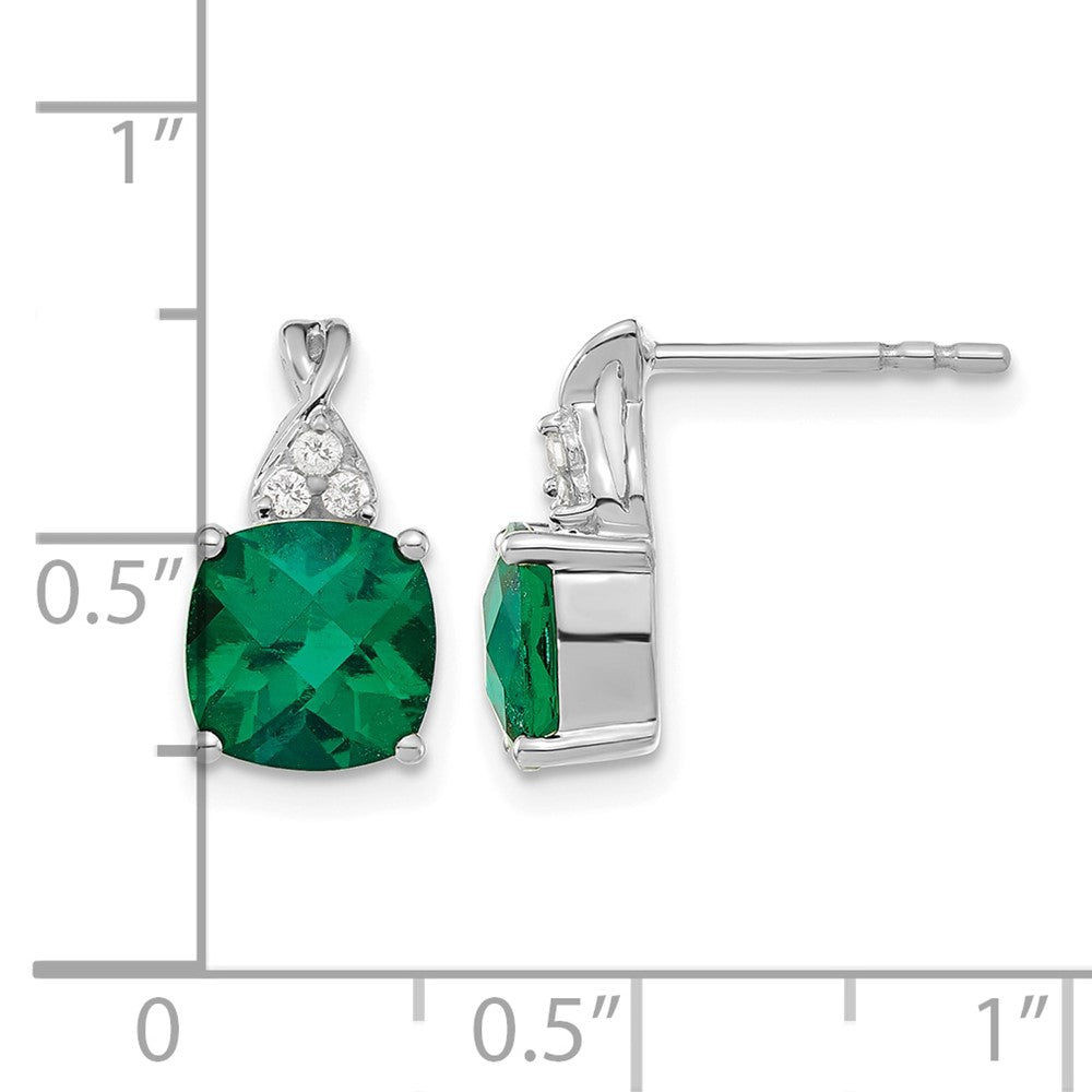Gemstone and Diamond Earrings