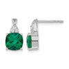 Gemstone and Diamond Earrings