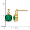 Gemstone and Diamond Earrings