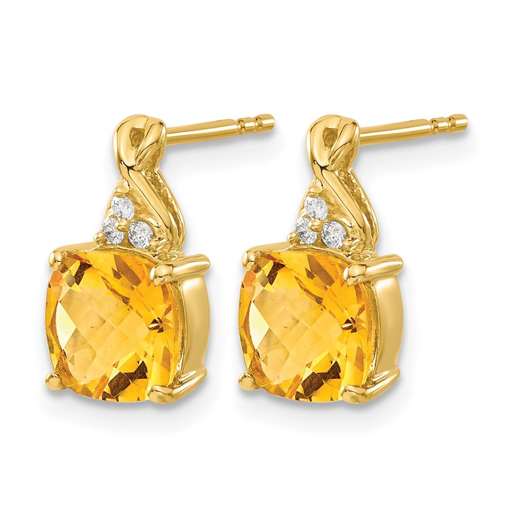 Gemstone and Diamond Earrings