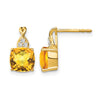 Gemstone and Diamond Earrings