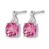 Gemstone and Diamond Earrings