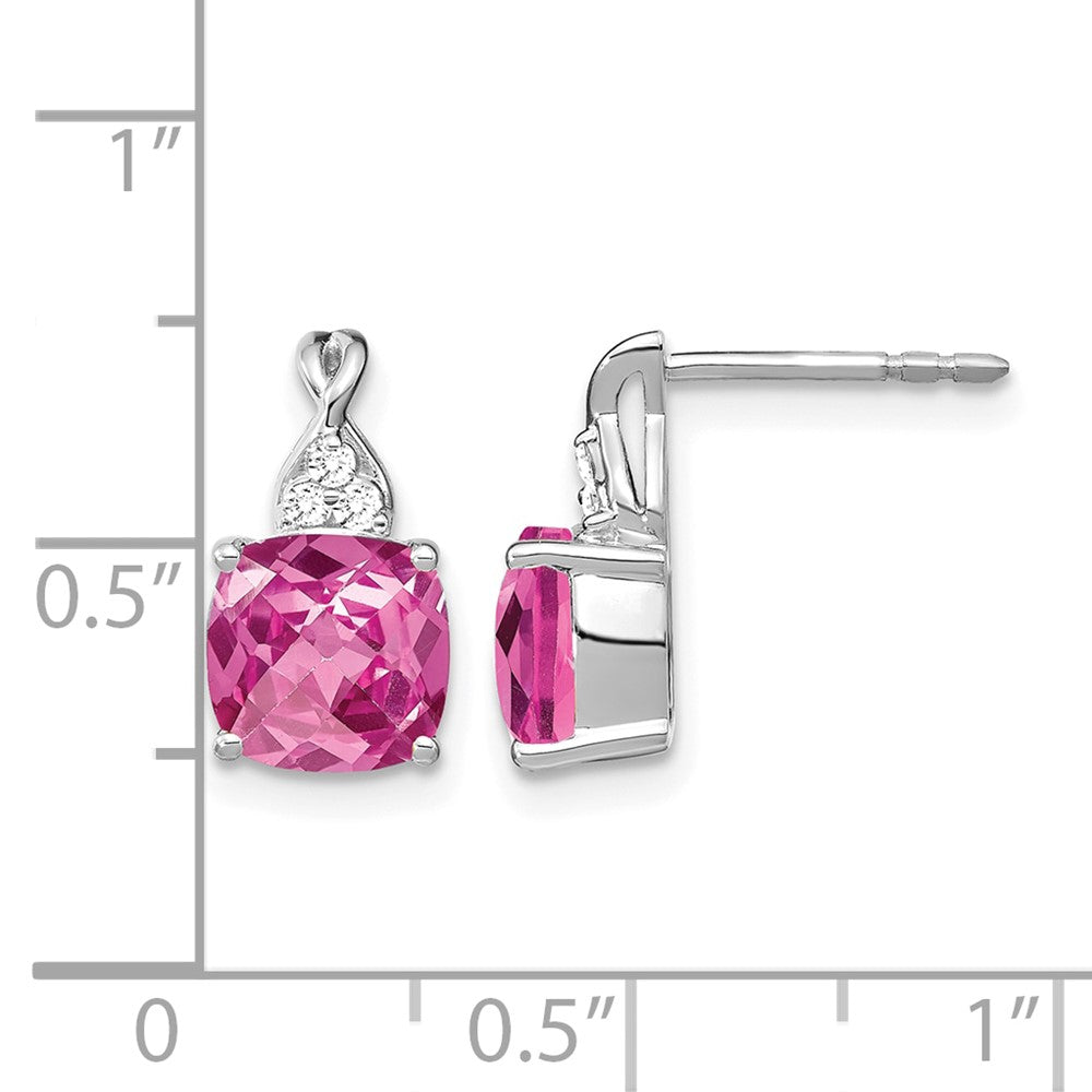 Gemstone and Diamond Earrings