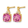 Gemstone and Diamond Earrings