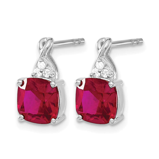 Gemstone and Diamond Earrings