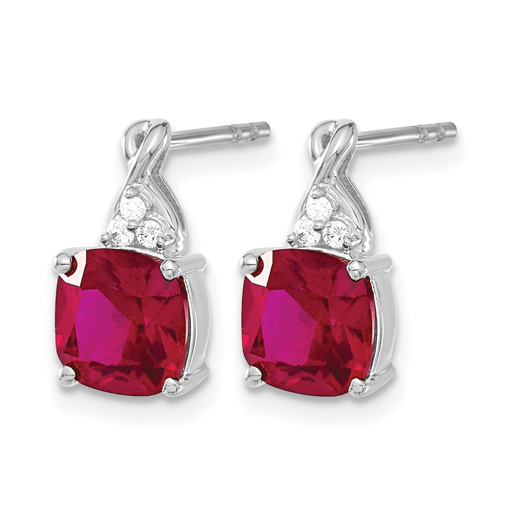 Gemstone and Diamond Earrings