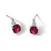 Gemstone and Diamond Earrings