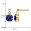 Gemstone and Diamond Earrings