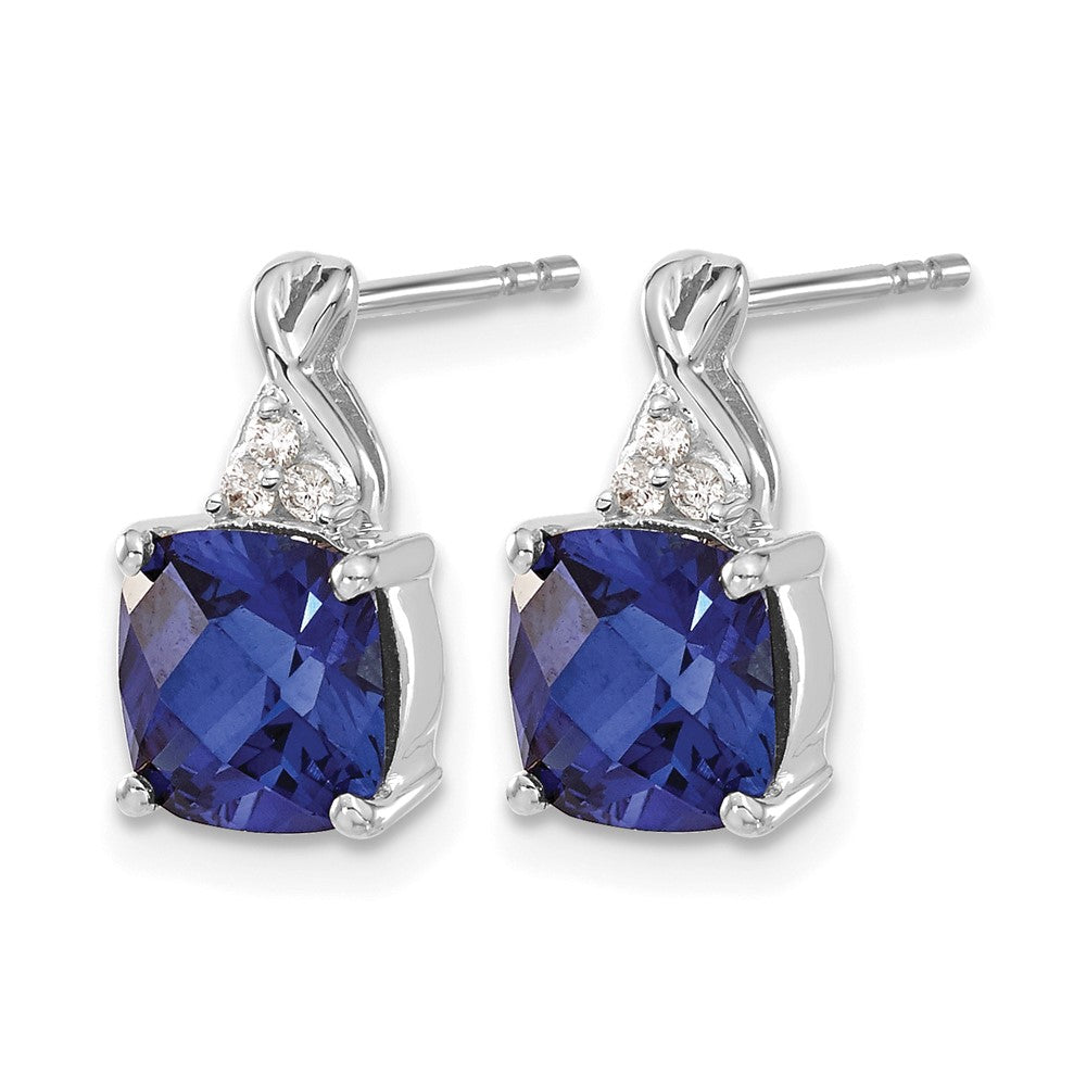 Gemstone and Diamond Earrings