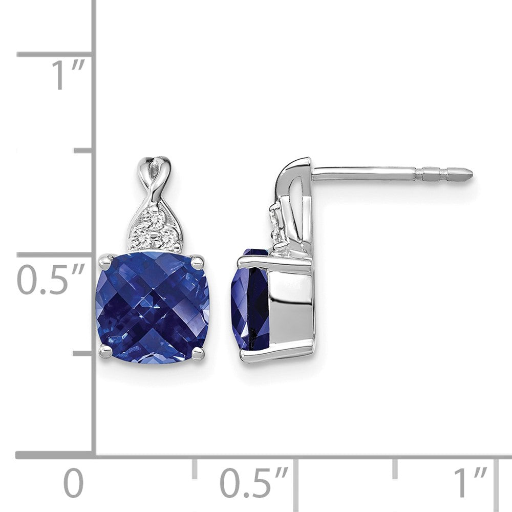 Gemstone and Diamond Earrings