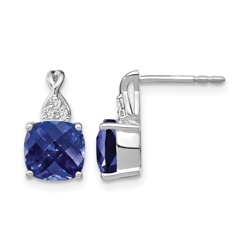 Gemstone and Diamond Earrings
