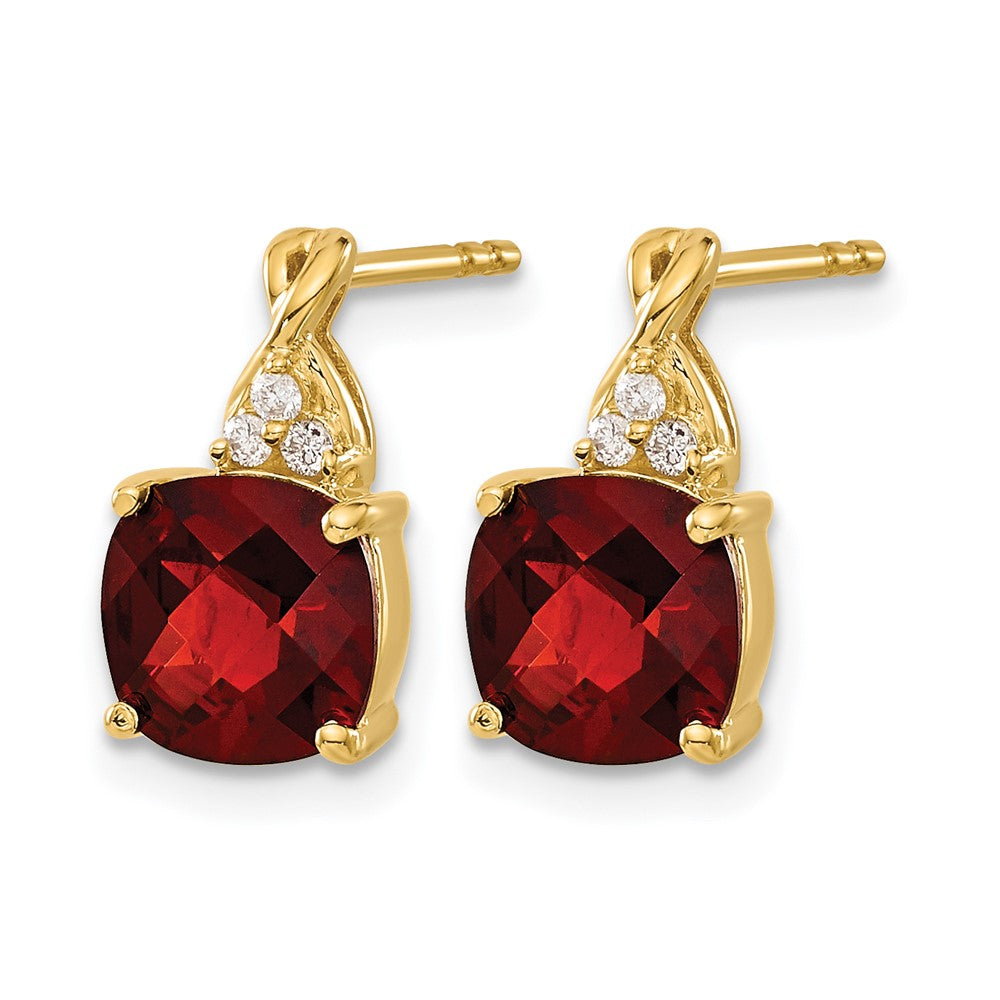 Gemstone and Diamond Earrings