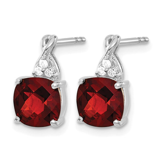 Gemstone and Diamond Earrings